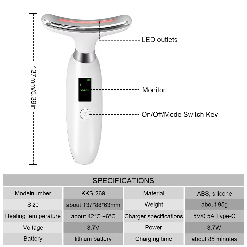 2025 Trending Product Face Lifting Device Personal Care Beauty Device Portable Handheld Skin Care Beauty Face Neck Massager